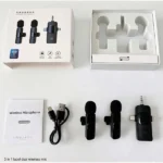 K15 3 in 1 Dual Wireless Microphone Best Price in Sri Lanka From Dealhub.lk