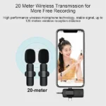 K15 3 in 1 Dual Wireless Microphone Best Price in Sri Lanka From Dealhub.lk