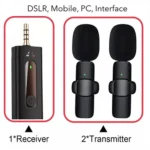 K35 Wireless Dual Clip Microphone Best Price in Sri Lanka From Dealhub.lk