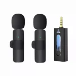 K35 Wireless Dual Clip Microphone Best Price in Sri Lanka From Dealhub.lk