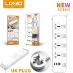 LDNIO 4 AC Outlets Universal Power Extension Cord SC4408 Best Price in Sri Lanka From Dealhub.lk