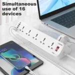 LDNIO Power Extension 10 Socket TYPE-C PD QC3.0 6 USB PORTS Best Price in Sri Lanka From Dealhub.lk