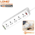 LDNIO Power Extension 10 Socket TYPE-C PD QC3.0 6 USB PORTS Best Price in Sri Lanka From Dealhub.lk