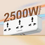LDNIO SC3317 3 AC Outlets Portable Power Socket 2500W Best Price in Sri Lanka From Dealhub.lk