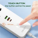 LDNIO SC5319 5 Way Power Extension Cord with 2 USB + 20W Type C Best Price in Sri Lanka From Dealhub.lk