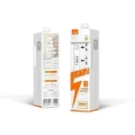 LDNIO SC5415 5 Outlets Power Extension Cord 2500W 3 USB + 1 PD Best Price in Sri Lanka From Dealhub.lk