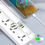 LDNIO SC5415 5 Outlets Power Extension Cord 2500W 3 USB + 1 PD Best Price in Sri Lanka From Dealhub.lk