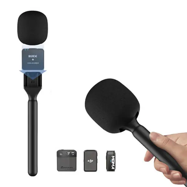 Mic Interview handle for Clip Mic Handheld Mic  Holder Best Price in Sri Lanka From Dealhub.lk
