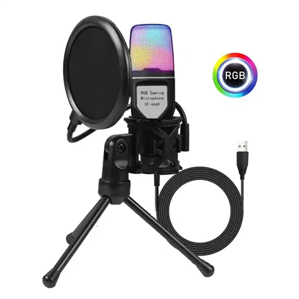 USB Condenser Microphone Gaming Mic YANMAI SF-666R Best Price in Sri Lanka From Dealhub.lk