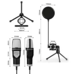 USB Condenser Microphone Gaming Mic YANMAI SF-666R Best Price in Sri Lanka From Dealhub.lk