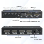 4K 2×4 HDMI Matrix Switch with Optical SPDIF & 3.5mm Audio Extractor (Support 4K@60Hz, HDR, HDCP 2.2) Best Price in Sri Lanka From Dealhub.lk