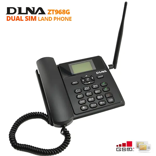 DLNA ZT968G Dual SIM LandPhone Desktop Telephone Best Price in Sri Lanka From Dealhub.lk