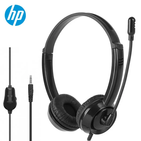 HP DHE-8009 Professional Call Center Headphone with Mic Best Price in Sri Lanka From Dealhub.lk