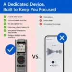 Philips VoiceTracer Audio Recorder DVT1170 with 360° Microphone (8GB) Best Price in Sri Lanka From Dealhub.lk