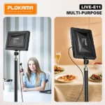 Plokama Live E11 LED Light Panel 10W with Stand Best Price in Sri Lanka From Dealhub.lk