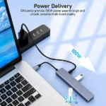 USB C to 7 in 1 Multifunction Hub with HDMI & 100W PD Charging (High-Speed USB 3.0, SD/TF Card Reader Multiport Adapter) Best Price in Sri Lanka From Dealhub.lk