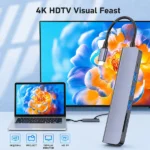 USB C to 7 in 1 Multifunction Hub with HDMI & 100W PD Charging (High-Speed USB 3.0, SD/TF Card Reader Multiport Adapter) Best Price in Sri Lanka From Dealhub.lk