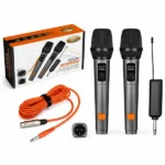 X230 Dual Wire and Wireless Professional UHF Microphone System Best Price in Sri Lanka From Dealhub.lk