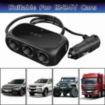3 Port Car Cigarette Lighter Splitter with Dual USB Ports Car Charger Best Price in Sri Lanka From Dealhub.lk
