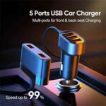 5 USB Multi Port Car Charger Joyroom smart car charger Best Price in Sri Lanka From Dealhub.lk