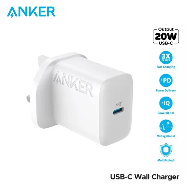 Anker 20W USB C Ultra Fast Charger Adpater Best Price in Sri Lanka From Dealhub.lk
