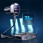 5 USB Multi Port Car Charger Joyroom smart car charger Best Price in Sri Lanka From Dealhub.lk
