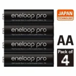 Panasonic Eneloop Pro AA Rechargeable Battery Pack 4Pcs 2550mAh Best Price in Sri Lanka From Dealhub.lk