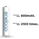 Panasonic Eneloop Rechargeable Battery AAA 2Pcs 800mAh Best Price in Sri Lanka From Dealhub.lk