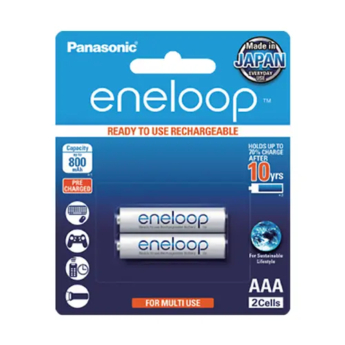 Panasonic-Eneloop-Rechargeable-Battery-AAA-2Pcs-800mAh@-Dealhub.lk_ Panasonic Eneloop Rechargeable Battery AAA 2Pcs 800mAh Best Price in Sri Lanka From Dealhub.lk