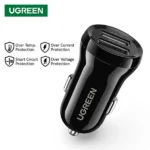 UGREEN 24W Dual USB Port Fast Car Charger 50875 Best Price in Sri Lanka From Dealhub.lk