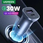 UGREEN 30W USB C + USB A Dual Port Car Charger 40858 Best Price in Sri Lanka From Dealhub.lk