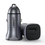 UGREEN 30W USB C + USB A Dual Port Car Charger 40858 Best Price in Sri Lanka From Dealhub.lk