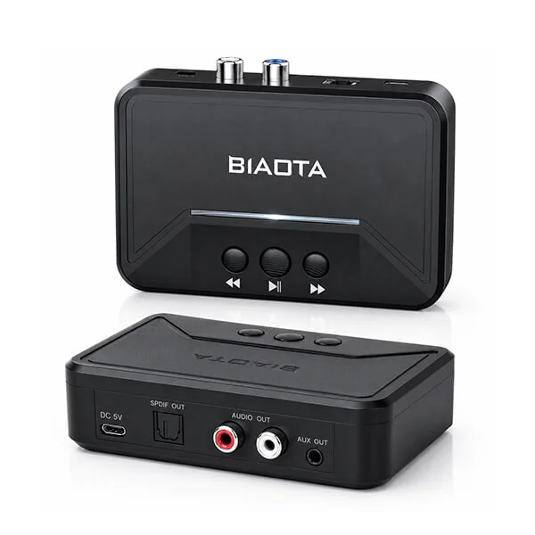 Bluetooth 5.0 Wireless Audio Receiver with 3.5mm, RCA,Optical,USB Best Price in Sri Lanka From Dealhub.lk