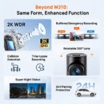 70mai Dash Camera M310 Pro 2K Best Price in Sri Lanka From Dealhub.lk