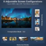 HDMI Video Wall Controller 4Way 4K UHD Multi Video Screen Processor Splicer Best Price in Sri Lanka From Dealhub.lk