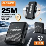 Plokama WM 60 Dual Wireless Microphone with Handheld Stick Best Price in Sri Lanka From Dealhub.lk