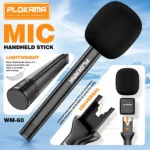 Plokama WM 60 Dual Wireless Microphone with Handheld Stick Best Price in Sri Lanka From Dealhub.lk
