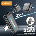 Plokama WM 80 Dual Wireless Microphone with Handheld Stick Best Price in Sri Lanka From Dealhub.lk