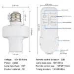 Remote Control Light Bulb holder E27 Socket Best Price in Sri Lanka From Dealhub.lk