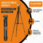 Plokama PK 9950 Tripod for Mobile and Cameras — 150cm Extendable Stand with 360° Head & Remote Control Best Price in Sri Lanka From Dealhub.lk