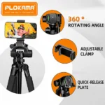 Plokama PK 9950 Tripod for Mobile and Cameras — 150cm Extendable Stand with 360° Head & Remote Control Best Price in Sri Lanka From Dealhub.lk