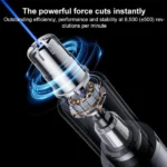 Yesido MG25 Nose Hair Trimmer — 360° Rotation, Double Blade, Type-C Rechargeable Best Price in Sri Lanka From Dealhub.lk